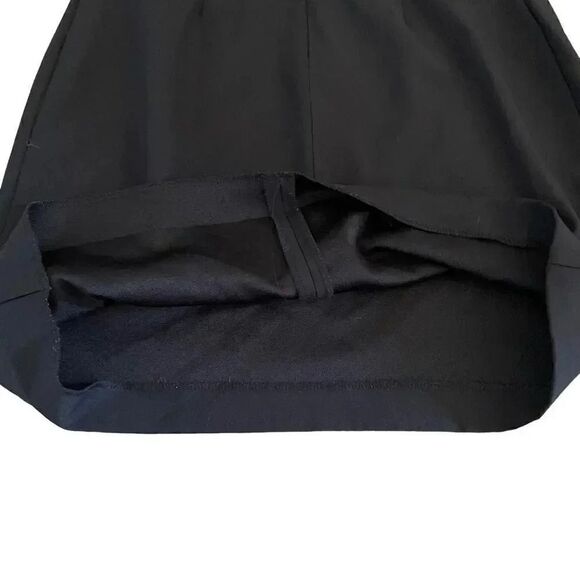 Zara Women’s Black knot bow top ruched sides double straps Mini Dress SZ S #1161 - Picture 8 of 13